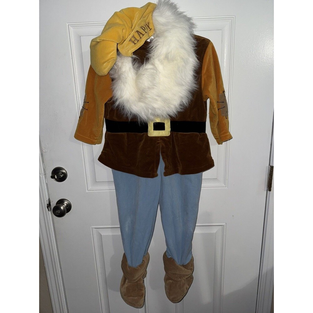 Disney Happy From Snow White and the Seven Dwarves Halloween Costume 3-5 Years